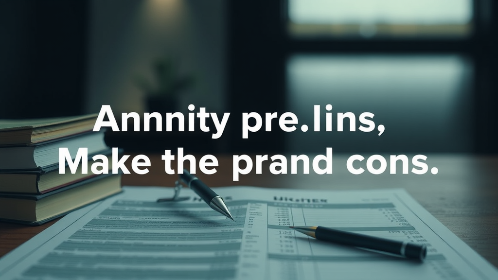 Annuity Plans Pros And Cons